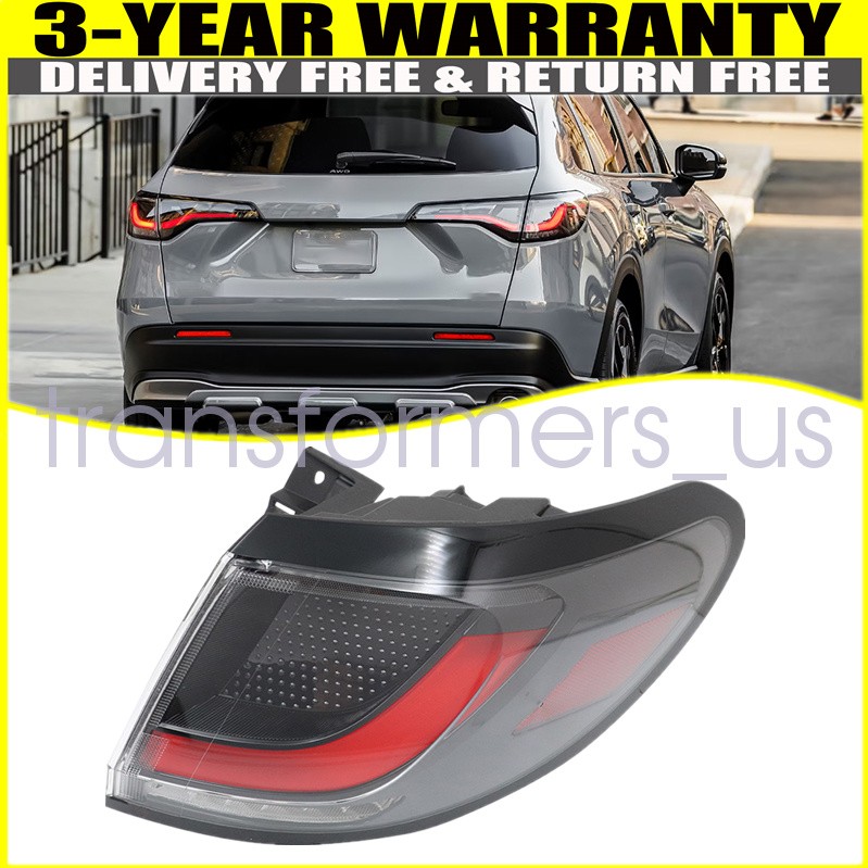 For 2023-2024 Honda HR-V LED Tail Light Rear Brake Lamp Passenger Side Outer RH