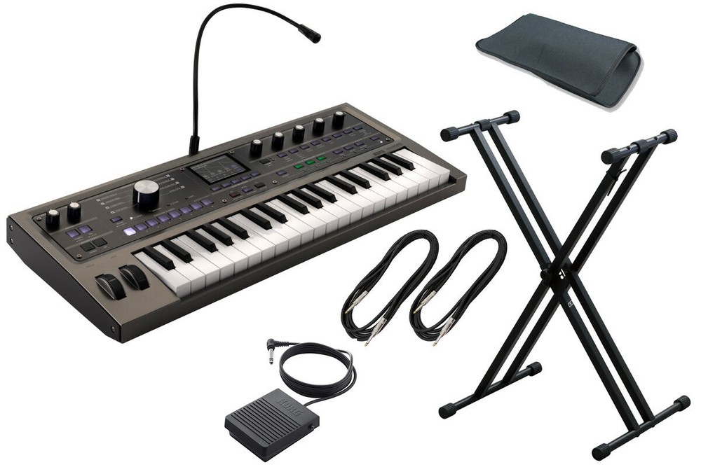Upgrade Your KORG microKORG 2 MK-2 with Stand & Cable Set for Synth/Vocoder JP Edition