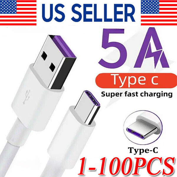 5A Fast Charging USB-A to USB-C Cable for Phones