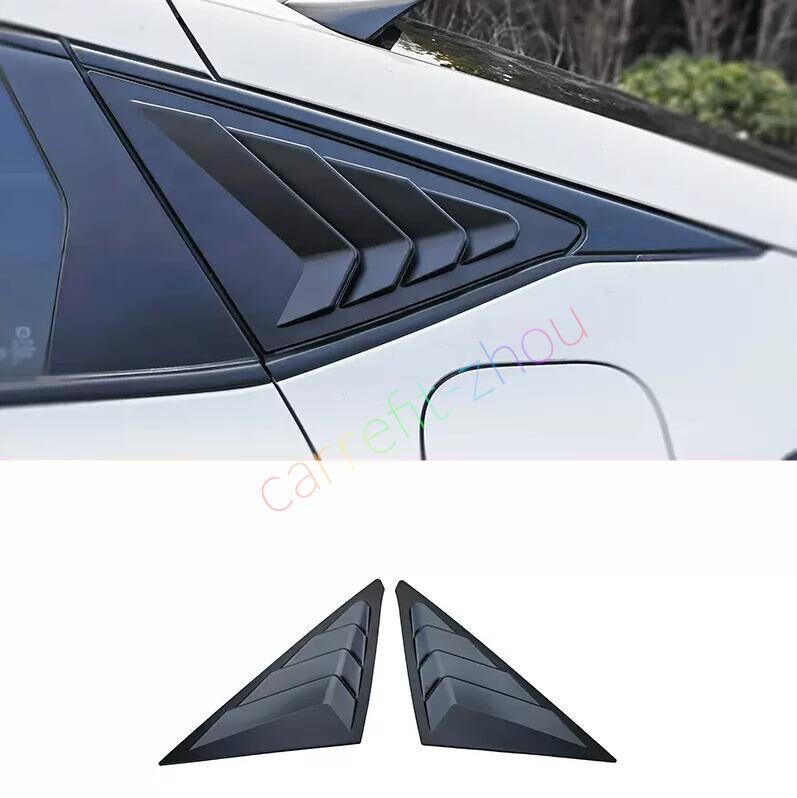 2022-2023 Honda Civic Hatchback Matte Black Side Window Louver Trim