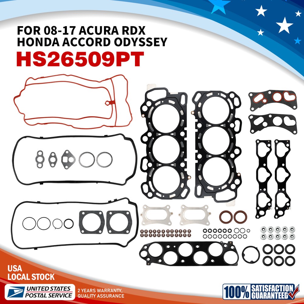 Honda Odyssey Accord Crosstour 3.5L SOHC Head Gasket Set HS26509PT