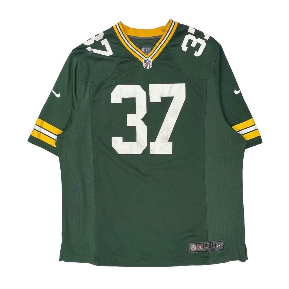 Green Bay Packers Nike Nfl Football Jersey - 2XL White Polyester