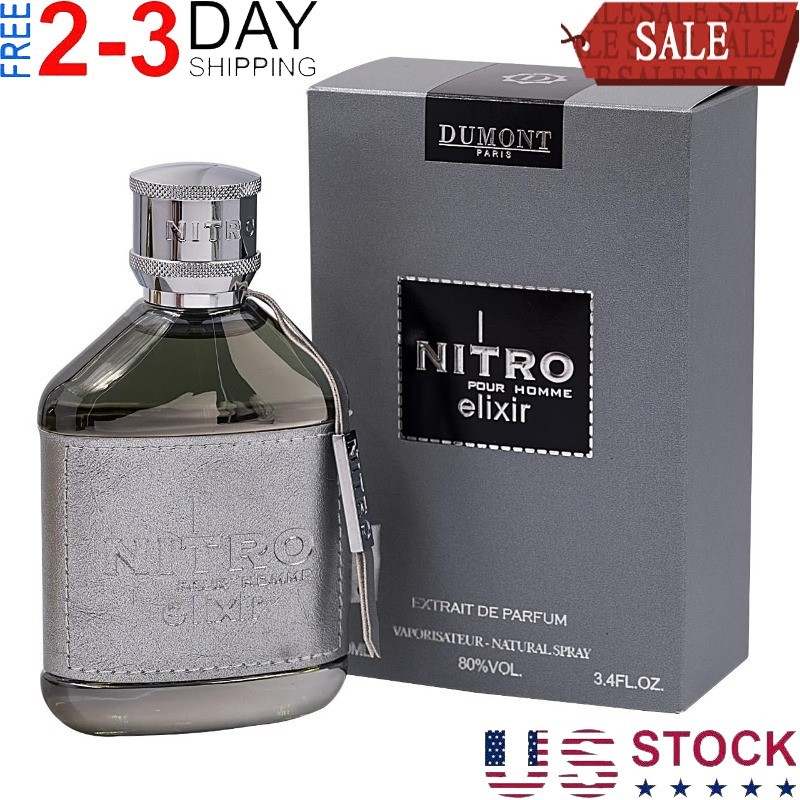 USA-Dumont Paris Nitro Elixir Men 3.4 Oz Extrait De Parfum New Launch