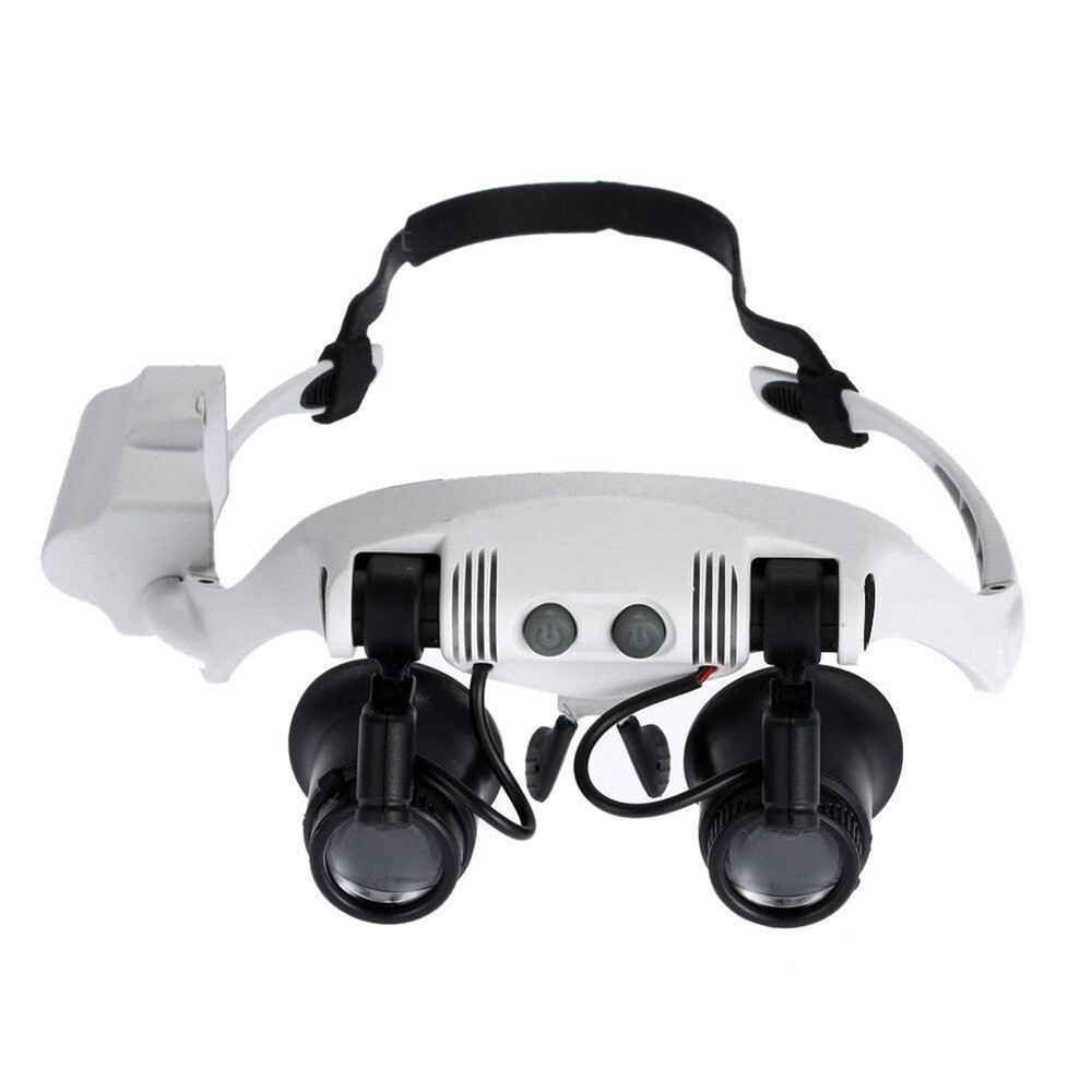 LED Magnifying Glasses with 8 Lenses & Light for Jewelry Watch Repair-image