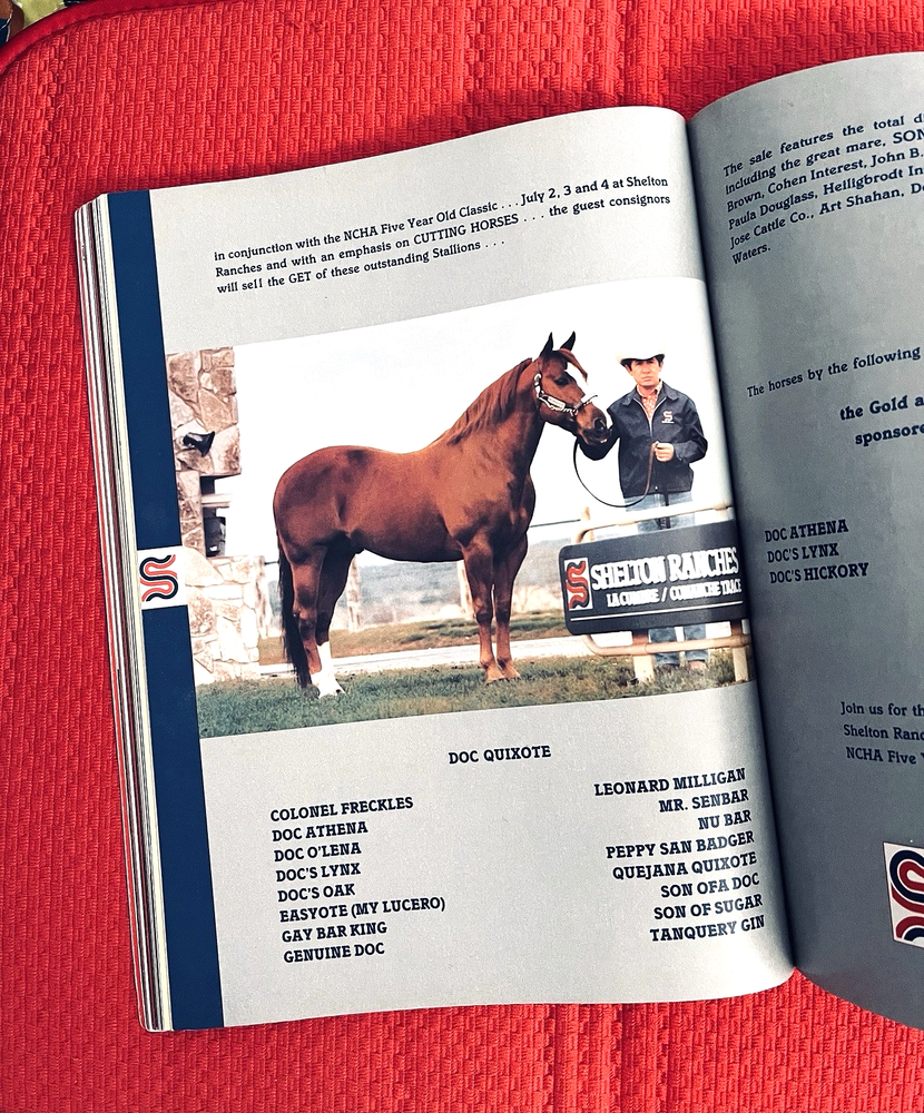 1982 QUARTER HORSE JOURNAL, Vintage - DOC QUIXOTE - SONNY DEE BAR - SON OFA DOC