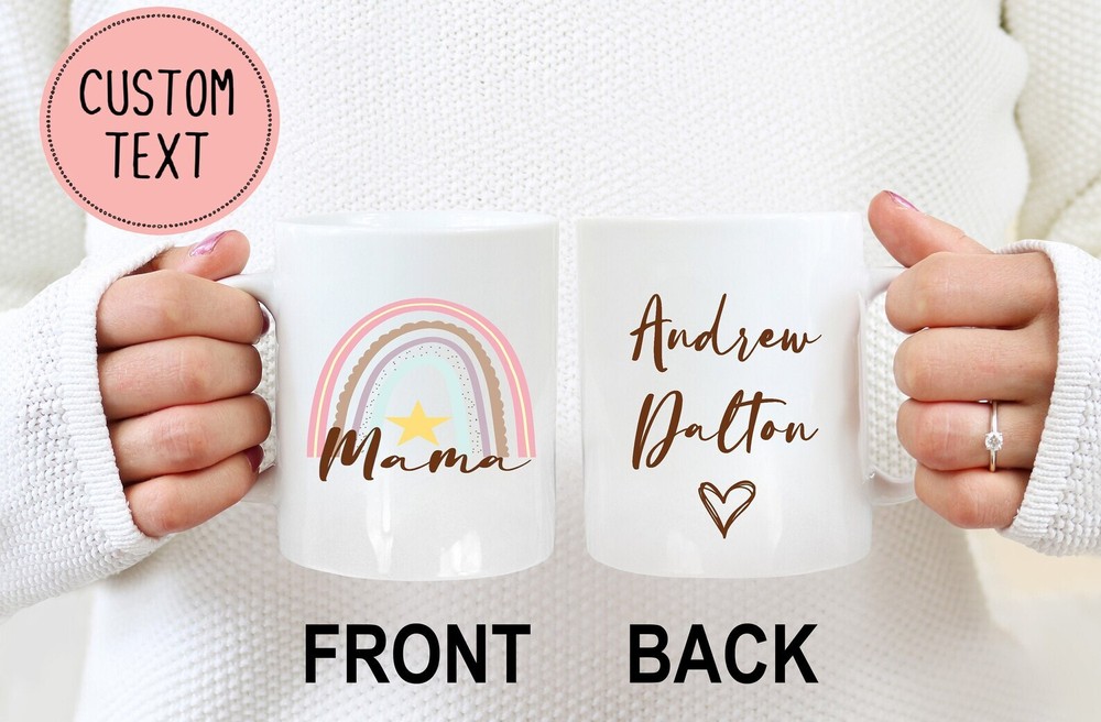 Personalized Mama Mug Rainbow Mama Mug Mom Mug Mama Mug Mama Gift Personalized