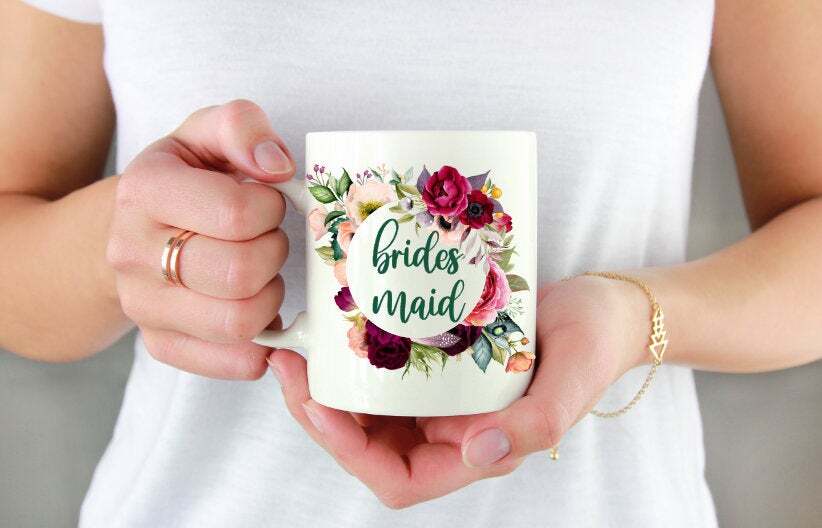 Bridesmaid Coffee Mug Bridesmaid Gift Bridesmaid Proposal Gift Personalized