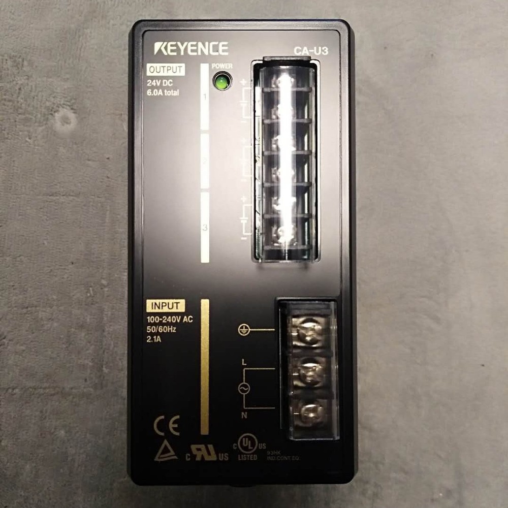 1pc used keyence CA-U3 Vision system power supply Fast Delivery