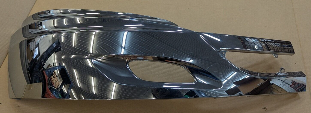 3805324C5 International Bumper Half  New Chrome With Scuffs Right Hand ProStar
