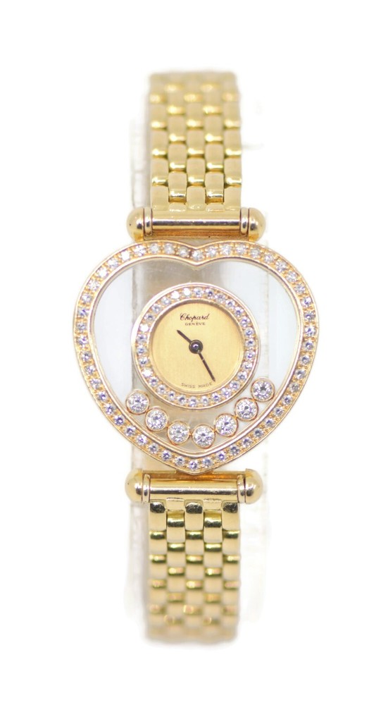Chopard Happy Diamond 18K Yellow Gold Watch 5231
