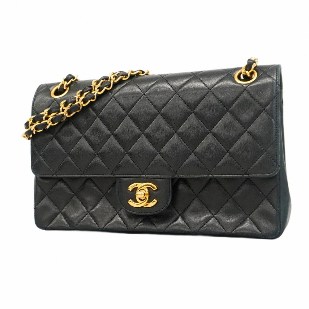 Chanel Lambskin Matelasse Shoulder Bag with Chain 530782