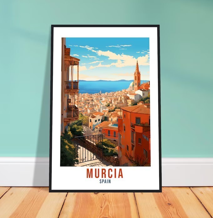 Murcia Travel Poster Wall Art Murcia Wall Hanging Home Décor