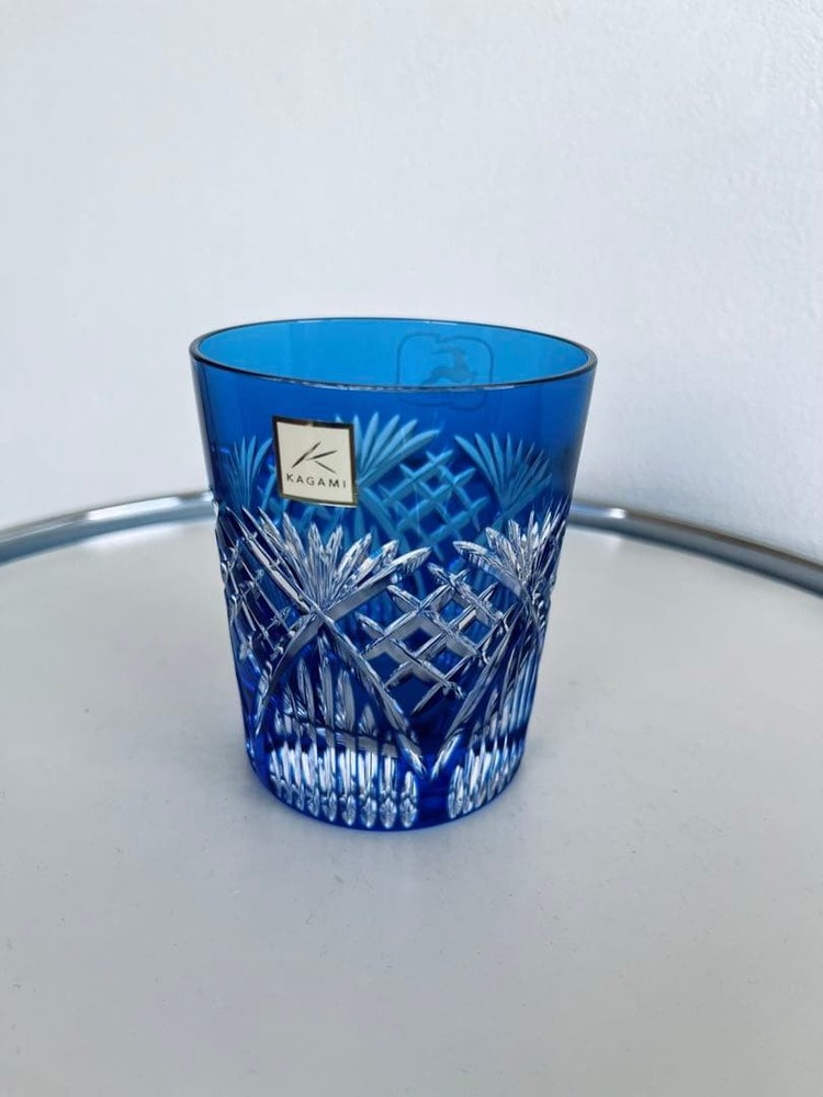 KAGAMI Edo Kiriko rocks glass