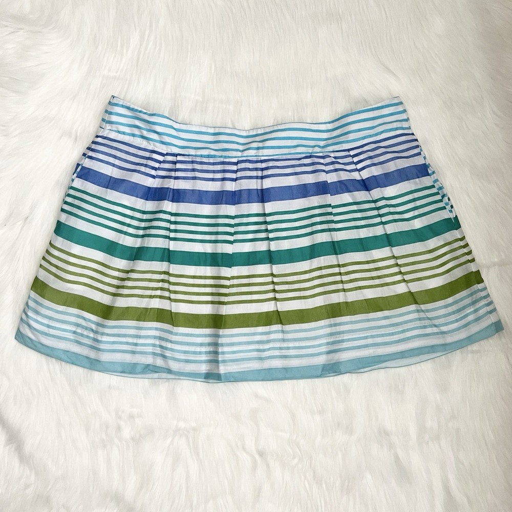 American Eagle Outfitters Y2K 2000s Striped Mini Skirt