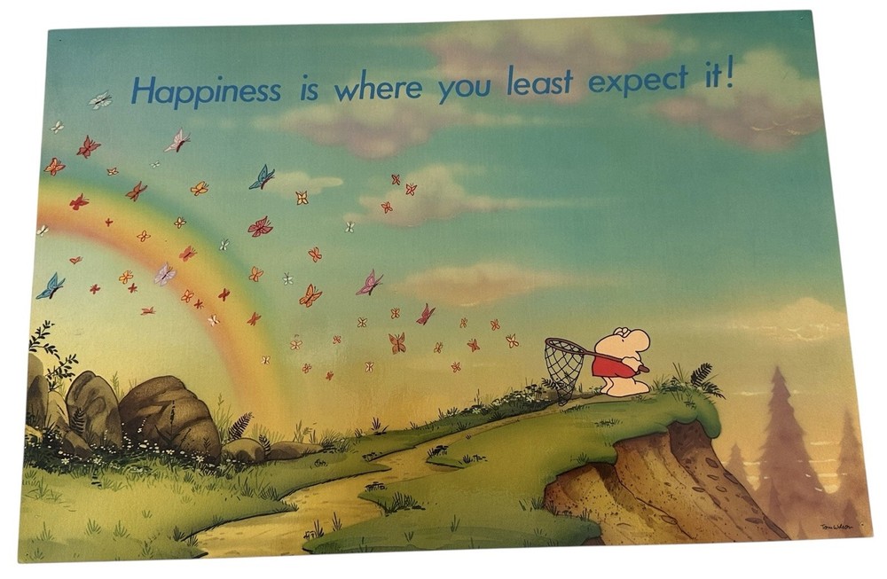 Ziggy Laminated Poster - Happiness Found in Unexpected Places - American Greeting