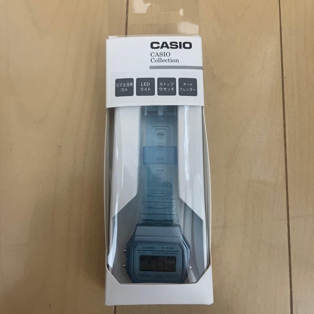 【unopened】CASiO Casio Collection F-91WS-2JH men Watch Quartz 12-Hour Dial