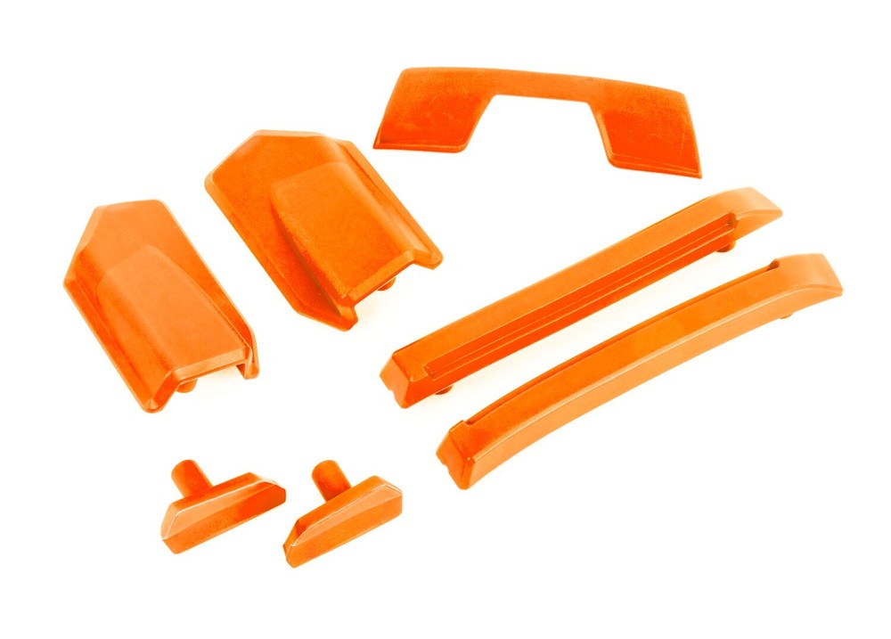 Traxxas Body reinforcement set, orange/ skid pads (roof) ORNG TRA9510T