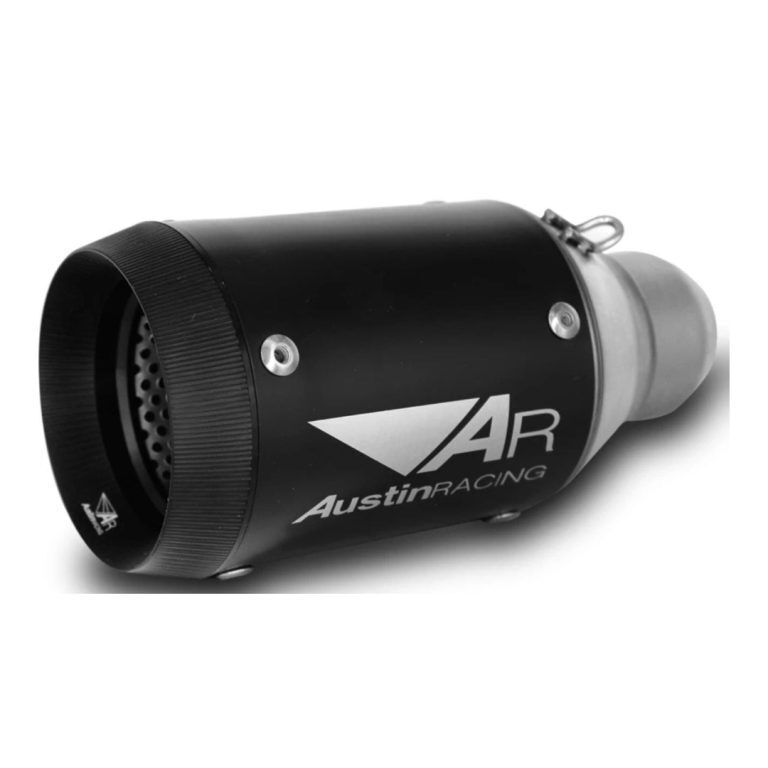 Austin Racing AR Sports Silencer Stainless Steel Black Universal Fit Exhaust
