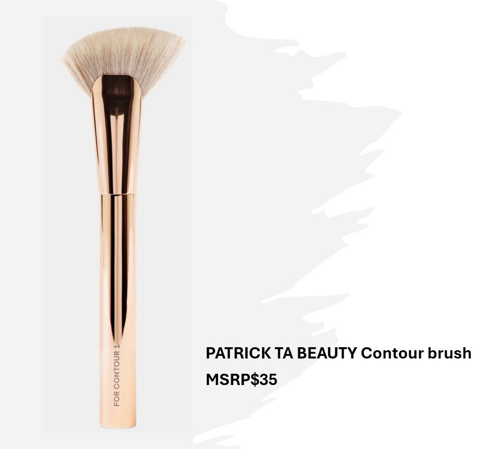 Patrick Ta Sculpt Contour Brush New! 2 Pcs