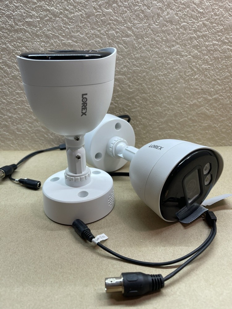 Lorex C884DA-Z 4K UltraHD Smart Wired Bullet Security Camera with Deterrence