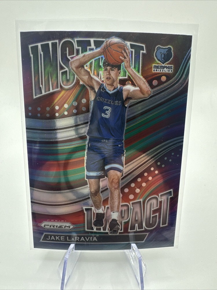 2022-23 Panini Prizm Instant Impact Silver Prizm Jake LaRavia RC #17