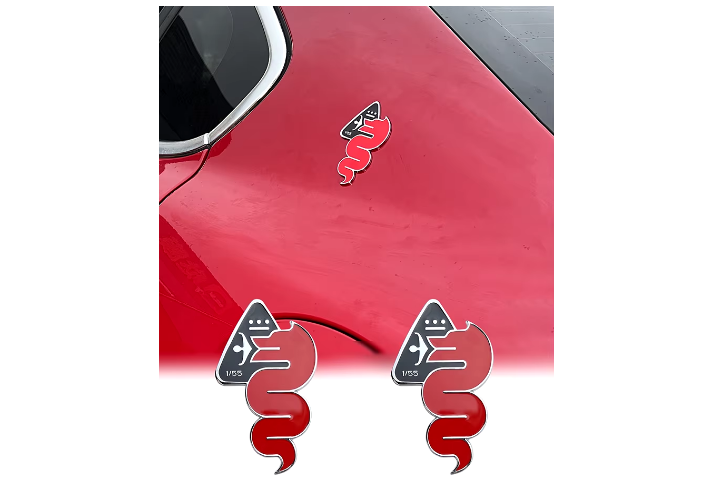 Body Badge Decals 1/55 Dragon Edition Decorative Label For Alfa 952 Stelvio 949