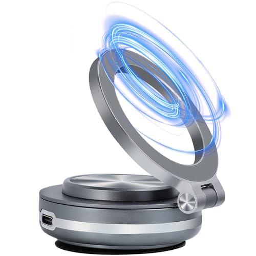 360° Rotating Magnetic Car Phone Mount with Strong Suction