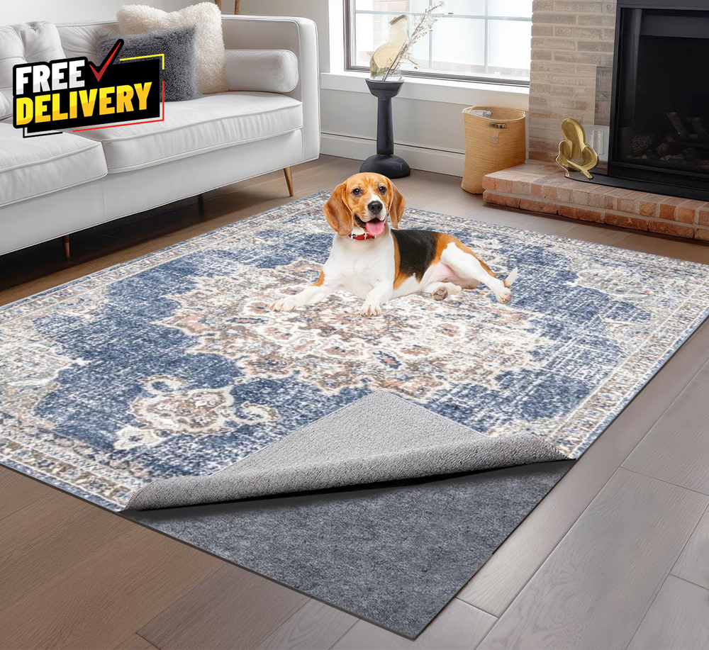 Non-Slip Rug Pads 8 X 10 Ft 100% Waterproof Extra Large Area Rugs Non Skid Rug..