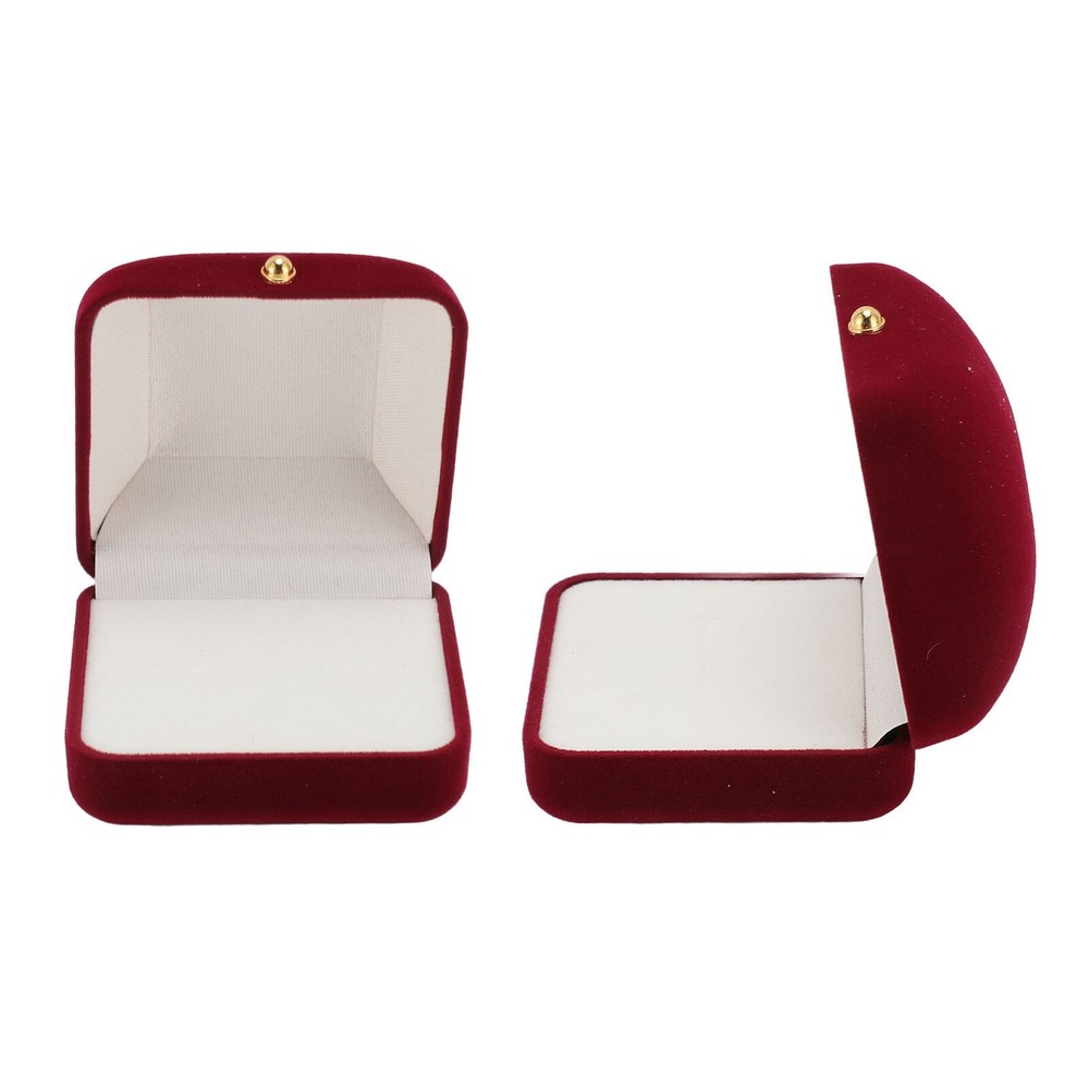Velvet Jewelry Box Elegant Travel Jewelry Case for Engagement Rings