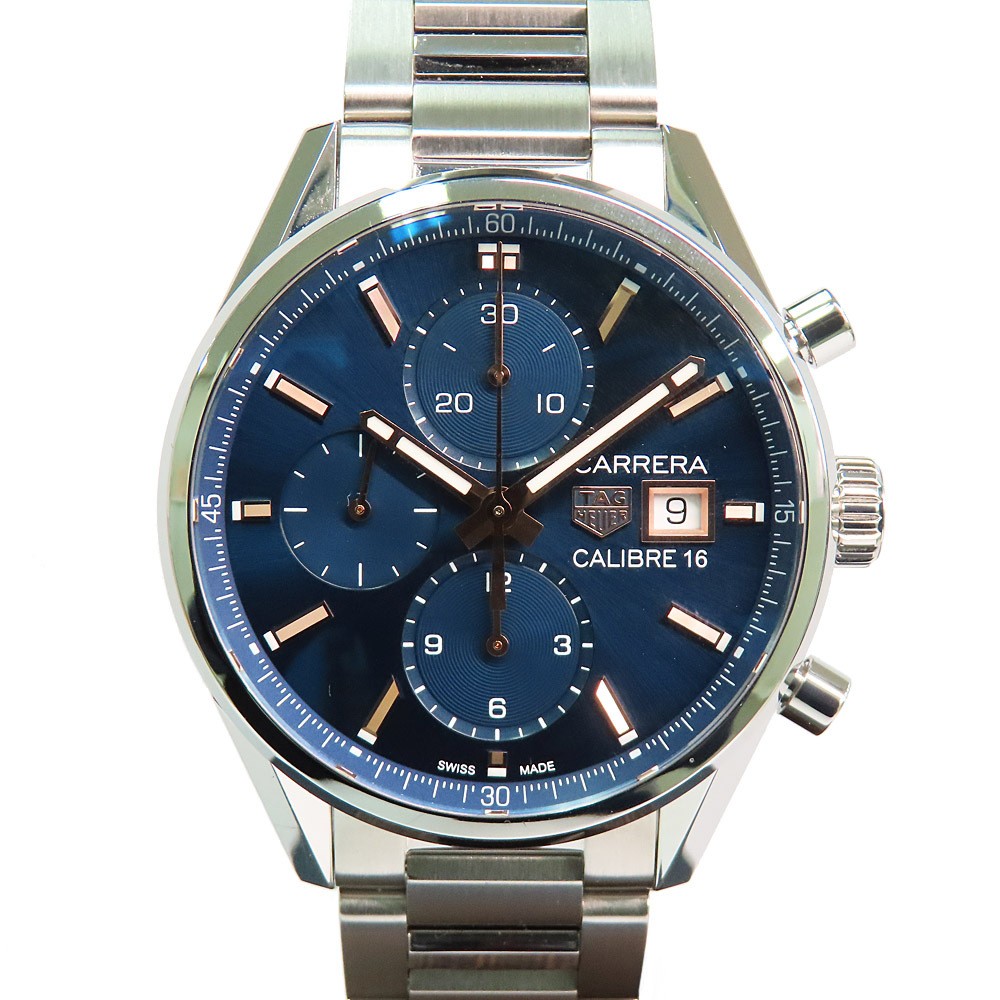 TAG Heuer Carrera Calibre 16 Chronograph Limited Edition Blue Automatic Watch CBK2115.BA0715
