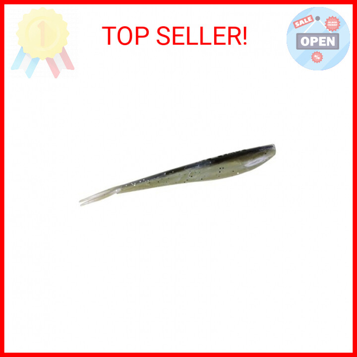 Berkley PowerBait Minnow 3in Soft Fishing Lure in Black Shad