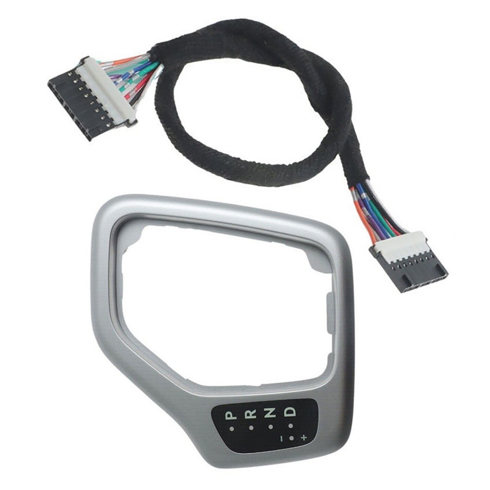 1Pc Transmission Center Shifter Bezel Silver For Jeep Cherokee 2014-2018 Parts