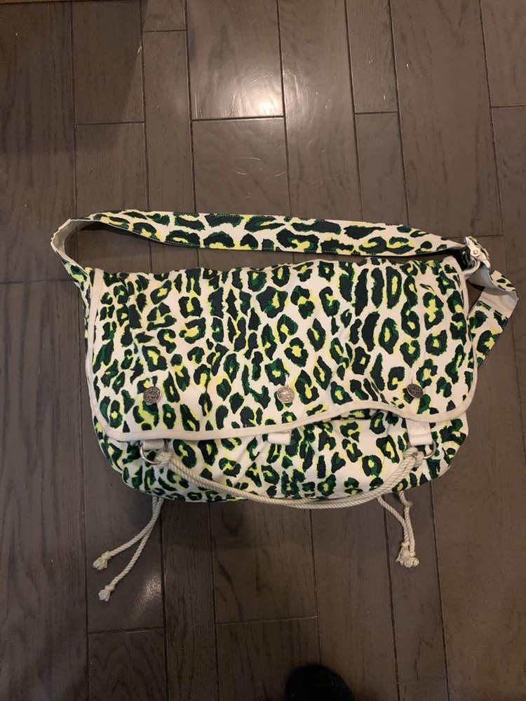 Wacko Maria x Porter Leopard Print Large Messenger Bag Pre-Owned