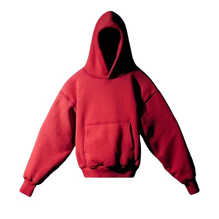 YEEZY GAP Hoodie Red - Men's Small - BRAND NEW - Double Layered Pocket FW21