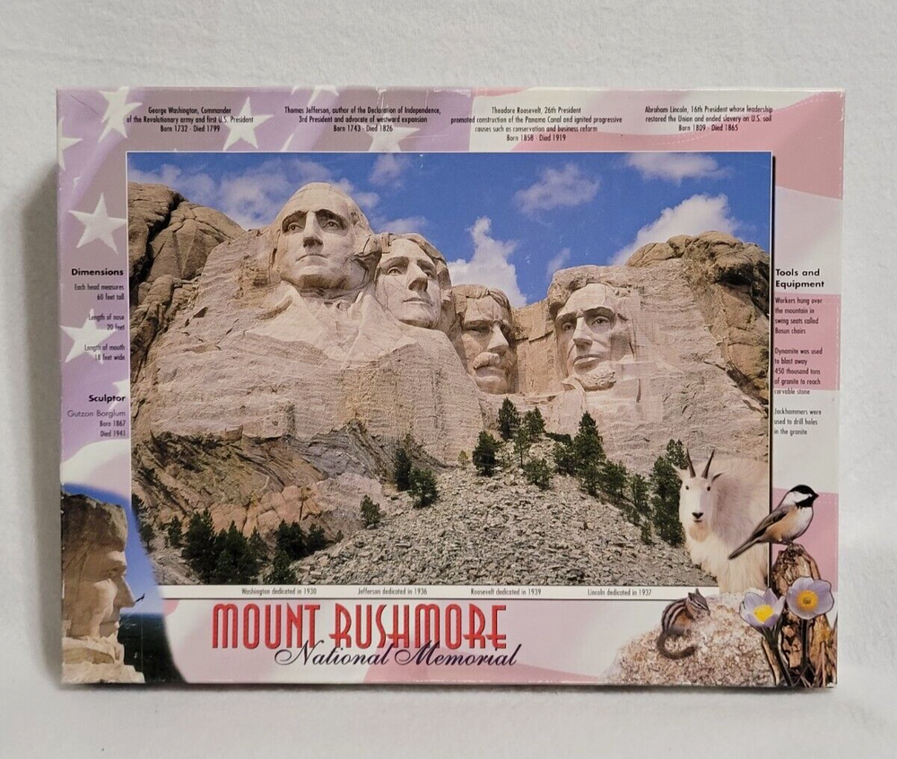 Mount Rushmore National Memorial 500+ Piece Jigsaw Puzzle by Impact