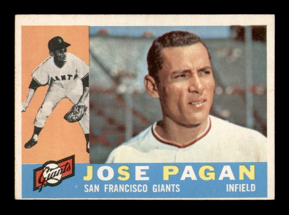 1960 Topps #67 Jose Pagan EX-MT Baseball Vintage OBGcards