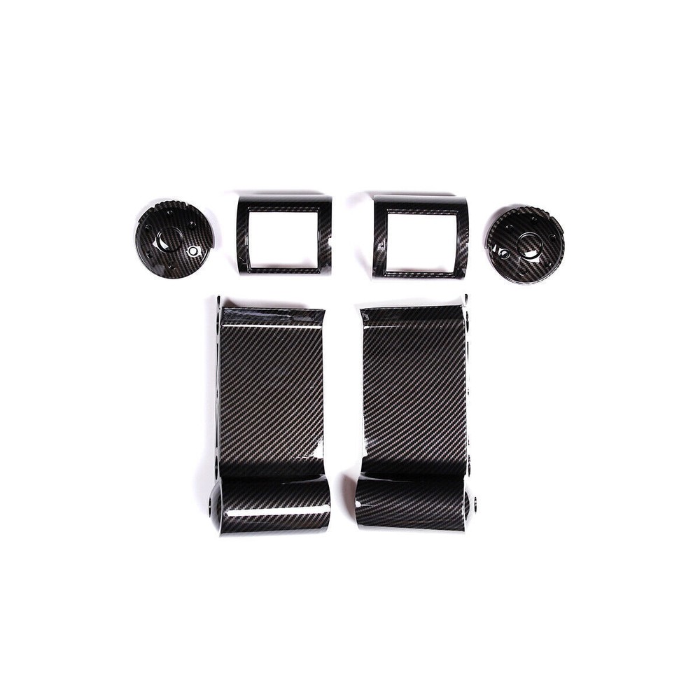 For Toyota FJ Cruiser 2007-2014 Carbon Fiber Dash Side Air vent Frame Trim Cover