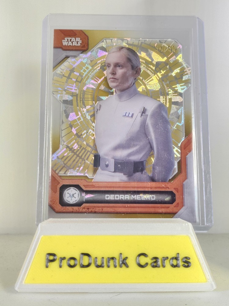2024 Topps Star Wars High Tek Throne Room Gold Dedra Meero #34 /50