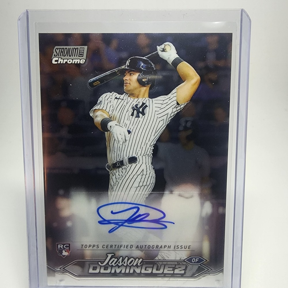2024 Stadium Club Jasson Dominguez RC Auto SCCA-JD New York Yankees
