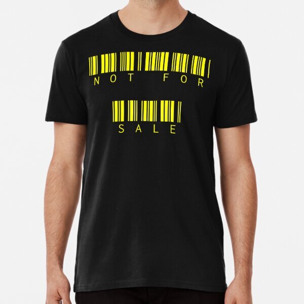 Not For Sale (Yellow) Premium Protect Democracy Made in USA T-Shirt S-5XL