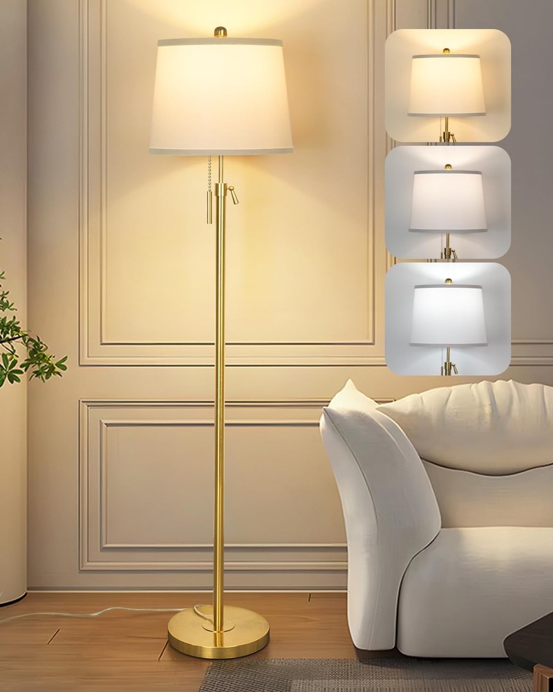 Modern Adjustable Gold Floor Lamp 55-65