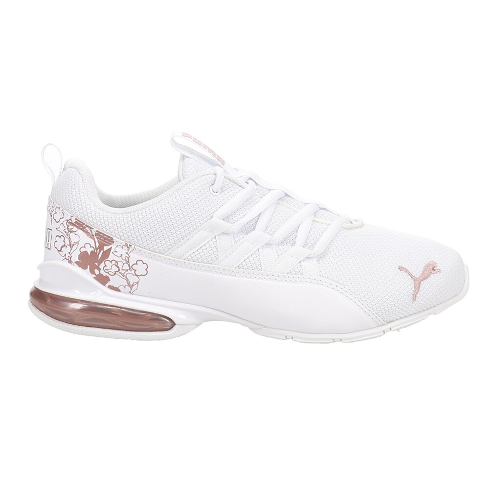 Puma Riaze Prowl Floral Womens White Wide Lace-Up Casual Sneakers 3112740