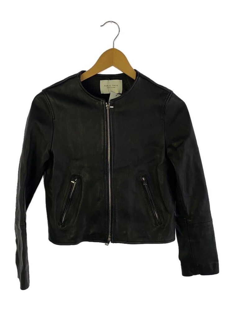 Public Tokyo Leather Jacket Blouson/1/Leather/Blk/709450002 3404