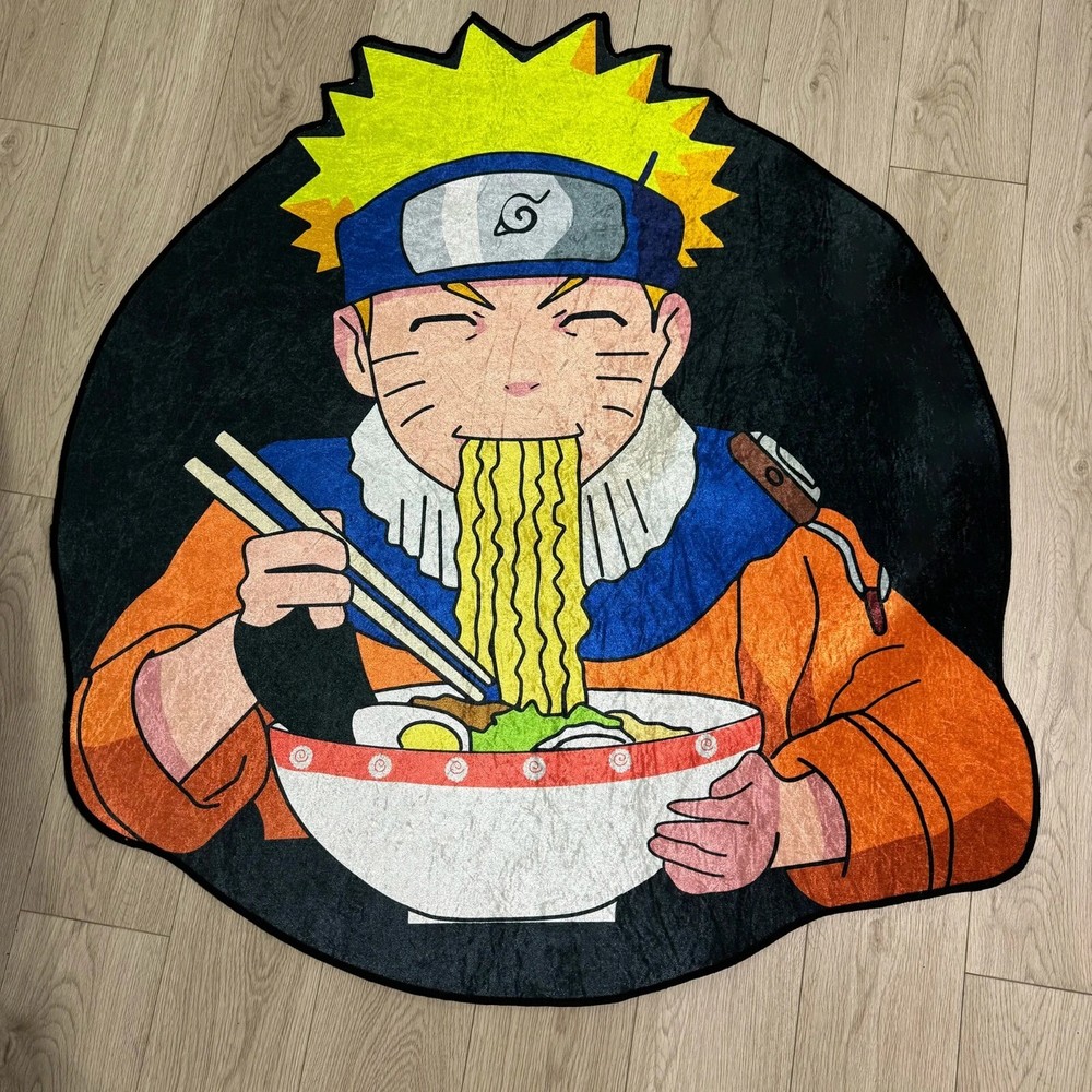 Naruto Noodle Irregular Rug | Anime Room Decoration | Bedroom/Living Area Mats