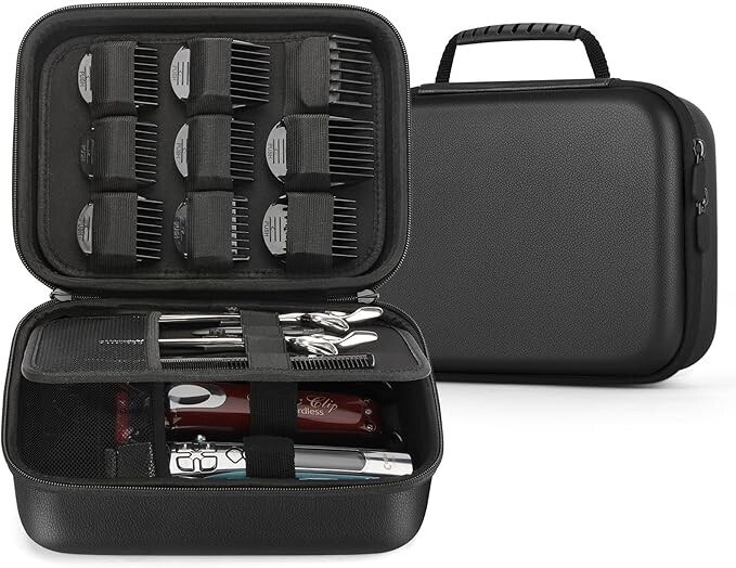 MOSLA Hard Case for Barber Accessories Hair Clipper and Trimmer Storage Organizer