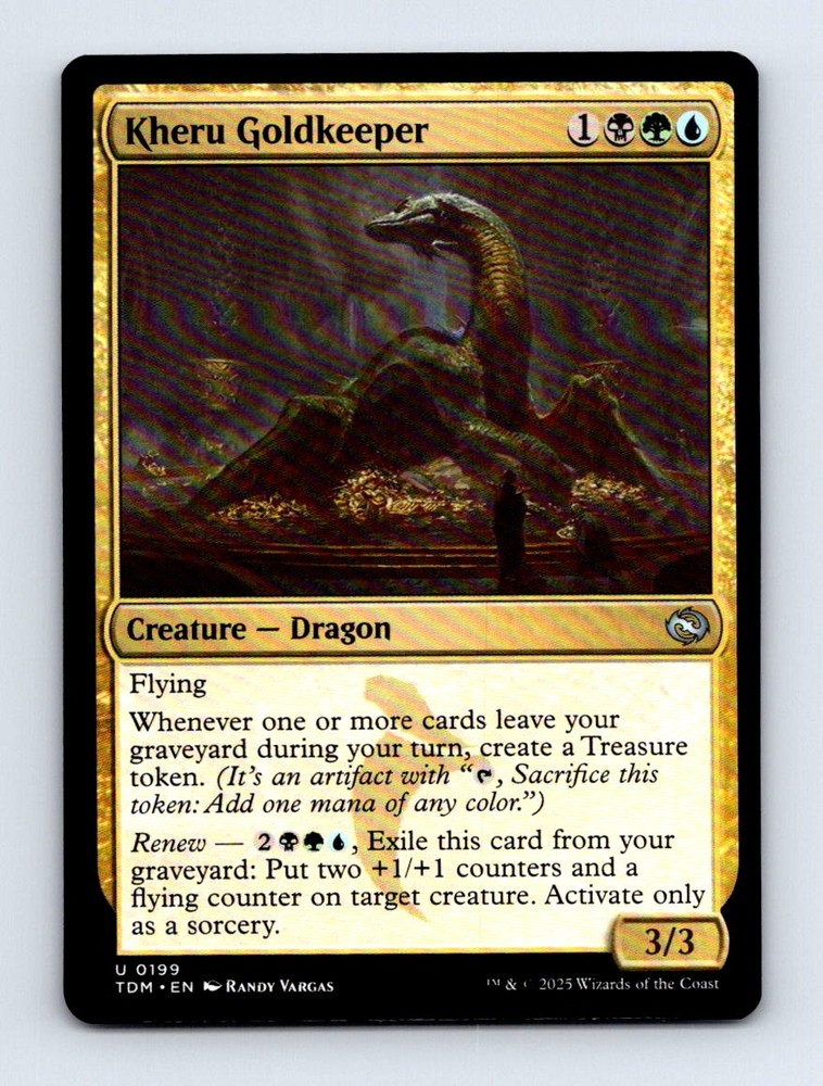 2025 Tarkir Dragonstorm TDM - Kheru Goldkeeper Uncommon MTG Card