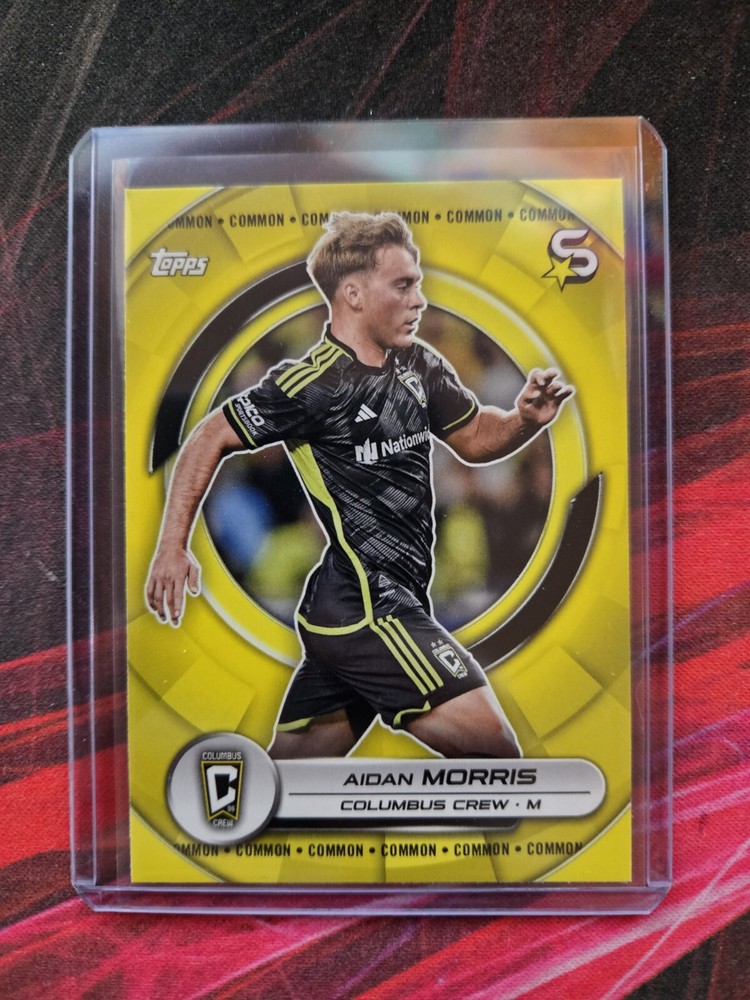 Aidan Morris 2024 Topps MLS Superstars Yellow Variation #59 Columbus Crew