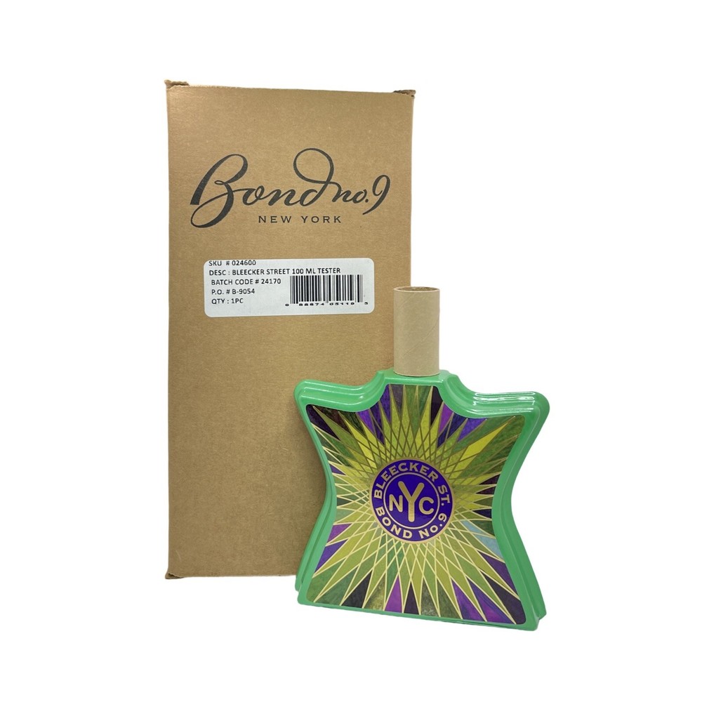 BOND No.9 BLEECKER STREET EAU DE PARFUM  3.3 oz / 100 ml NEW* TSTER* (No Cap)
