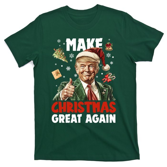 Make Christmas Great Again Pro Donald Trump Holiday T-Shirt  Unisex