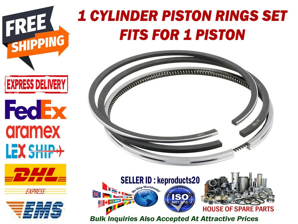 Piston Rings set 101.60mm +0.75 ( 030 ) Fits For Chevy GM Ford Chrysler AMC V8